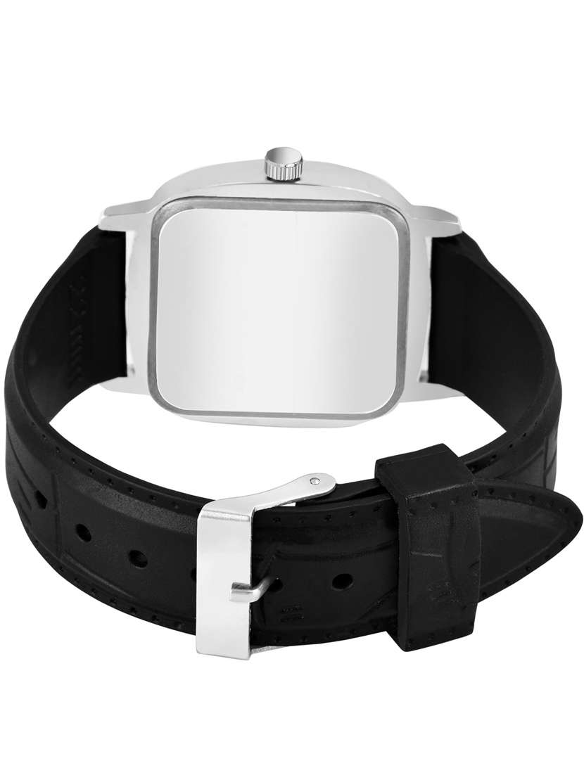 square dial analog watch for men - 20616499 - Standard Image - 3