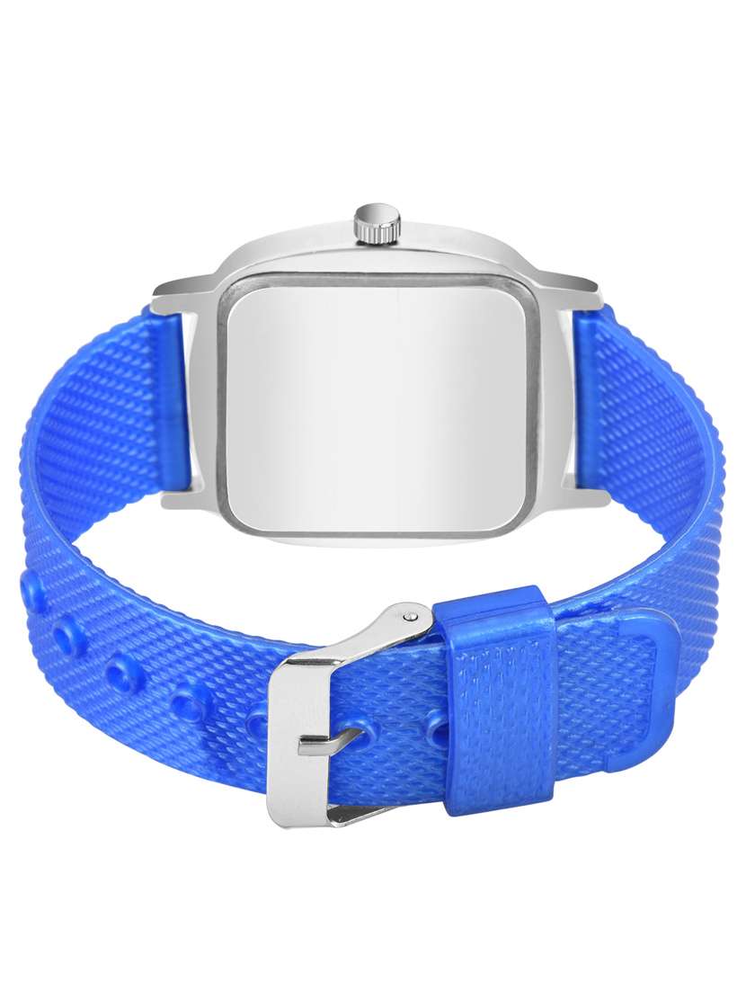 square dial analog watch for men - 20616502 - Standard Image - 3