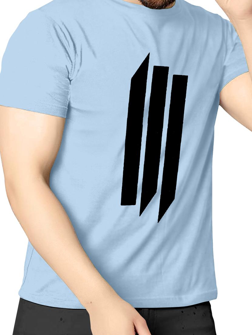 men front print crew neck t-shirt - 20616551 - Standard Image - 3