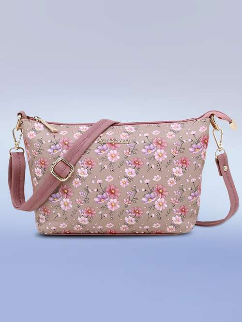 floral leatherette (pu) regular sling bag - 20617251 -  Standard Image - 0