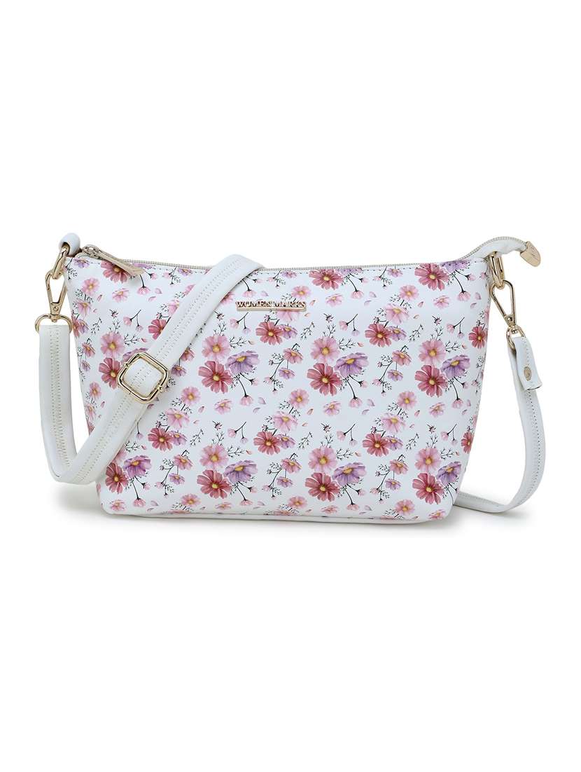 floral leatherette (pu) regular sling bag - 20617253 - Zoom Image - 0