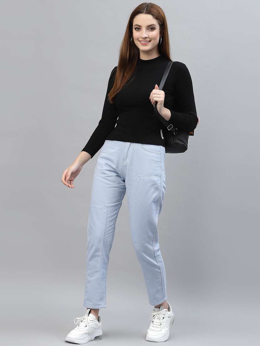 women set of 2 black casual top - 20617684 -  Standard Image - 3
