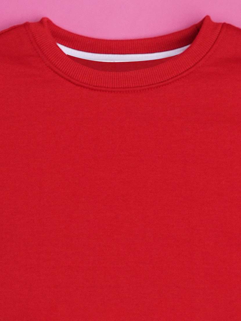 girls graphic printed round neck regular sweatshirt - 20624286 - Standard Image - 3