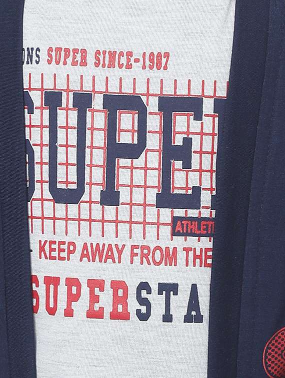 blue cotton blend tshirt - 20625750 - Standard Image - 3