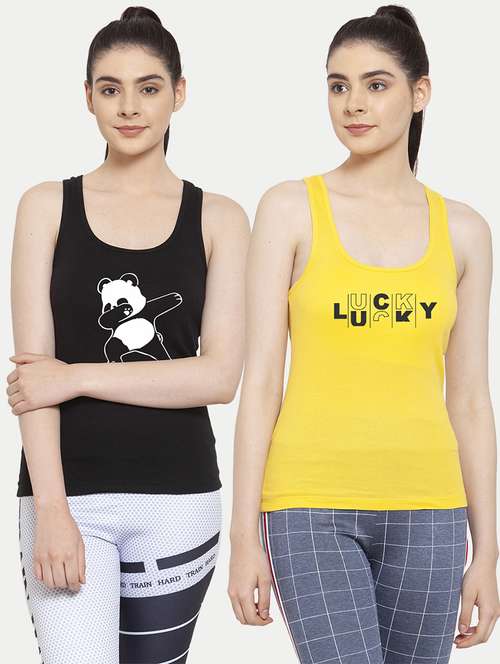 women set of 2 multi coloured tank top - 20627312 -  Standard Image - 0