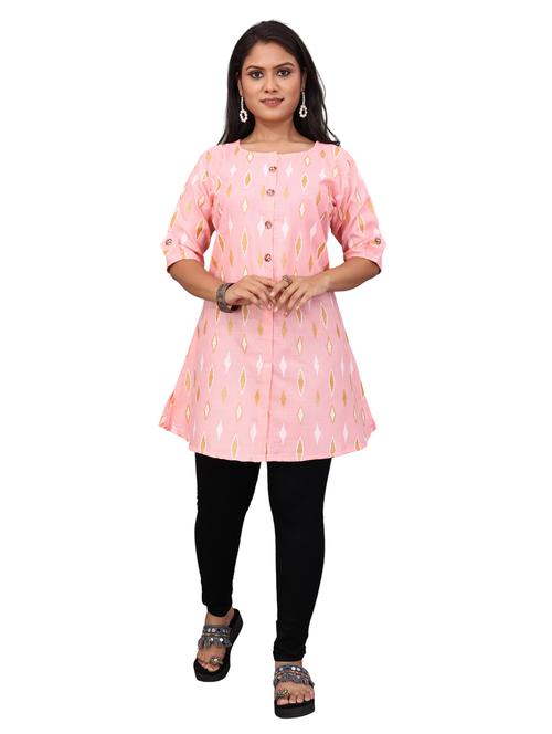 rosewater printed regular tunic - 20627481 -  Standard Image - 0