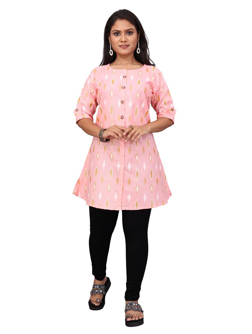 rosewater printed regular tunic - 20627481 -  Zoom Image - 0