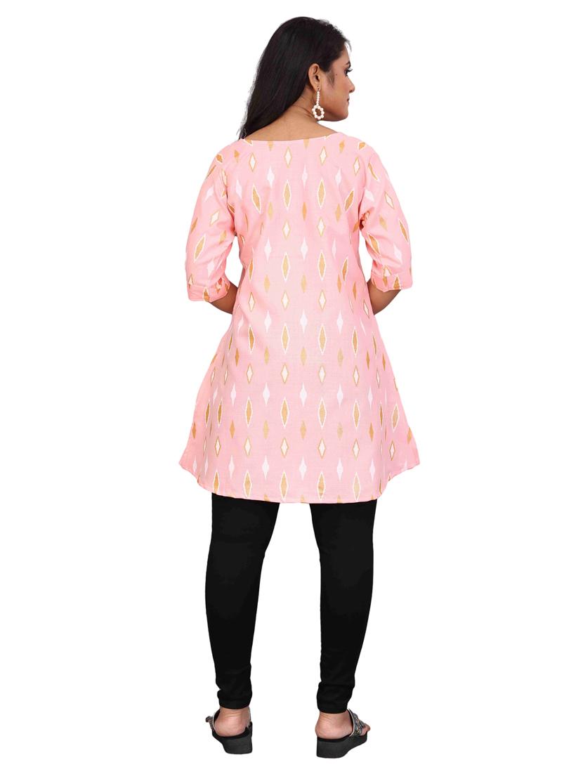 rosewater printed regular tunic - 20627481 - Standard Image - 3