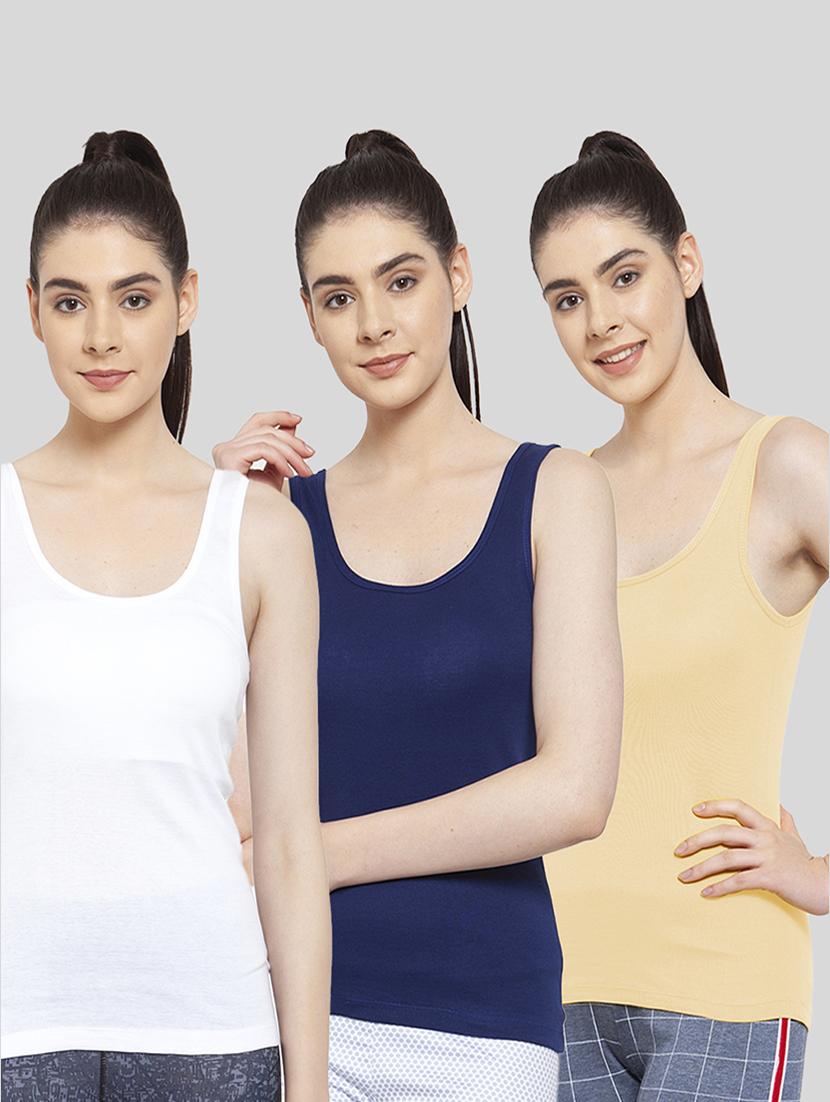 multi colored cotton tank  top - 20627572 -  Zoom Image - 0