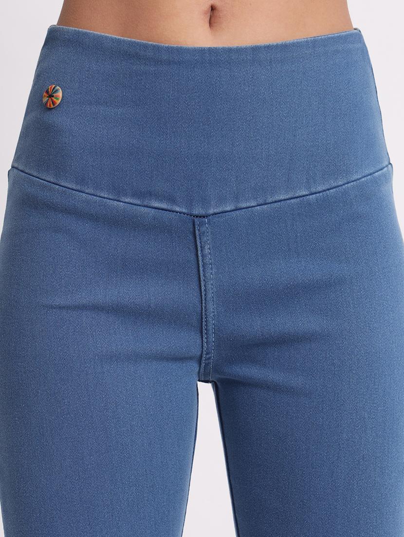 women solid bootcut denim jegging - 20644460 - Standard Image - 5