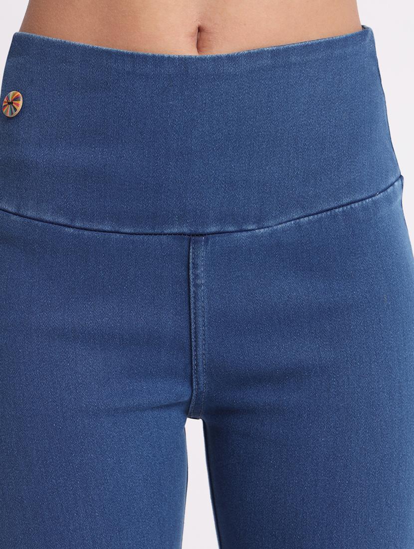 women solid bootcut denim jegging - 20644464 - Standard Image - 5