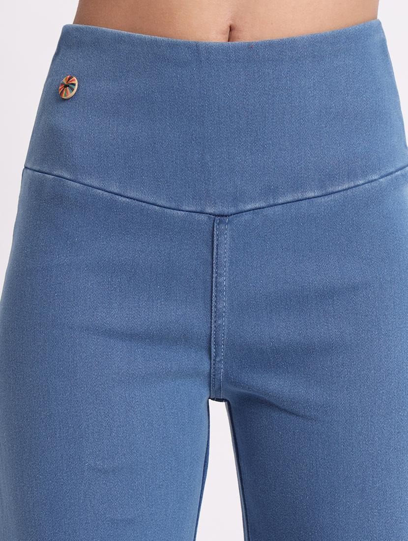 women solid stright fit jegging - 20644465 - Standard Image - 5