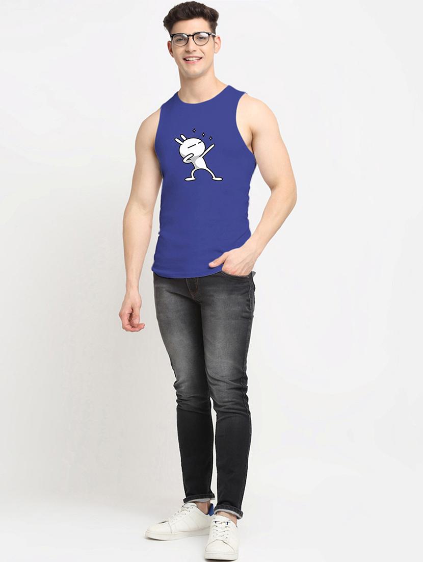 man graphic sleeveless vest - 20644522 - Standard Image - 3