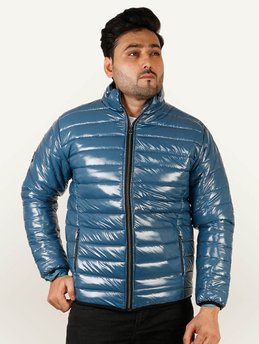 men long sleeved solid quilted jacket - 20644944 - Zoom Image - 0
