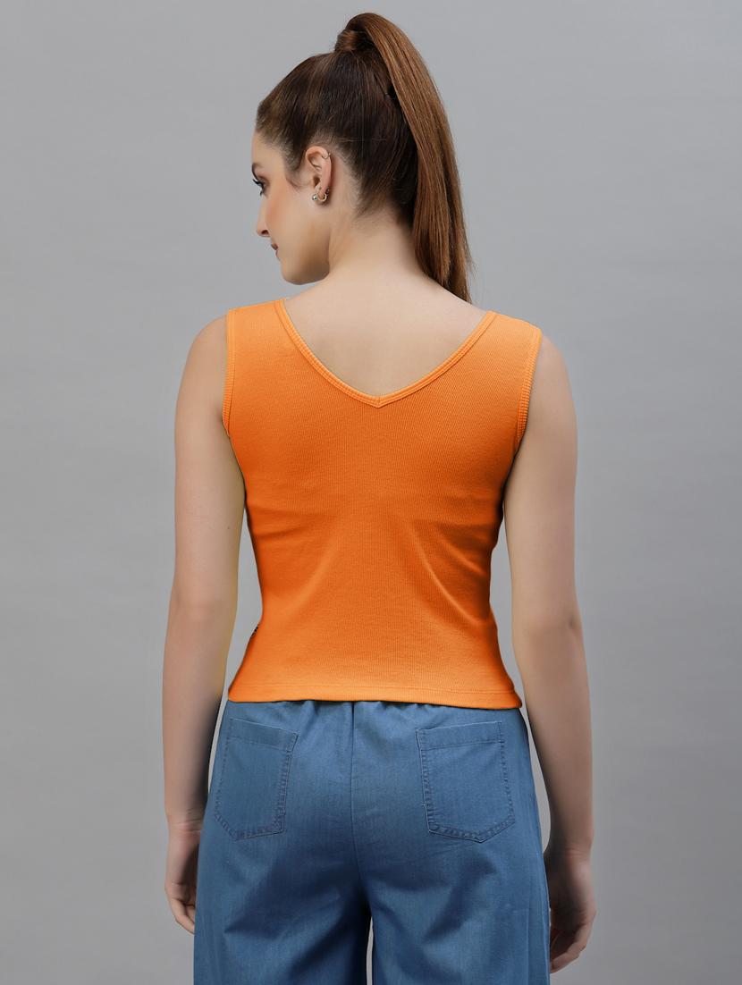 pack of 2 solid sleeveless crop top - 20645022 - Standard Image - 3