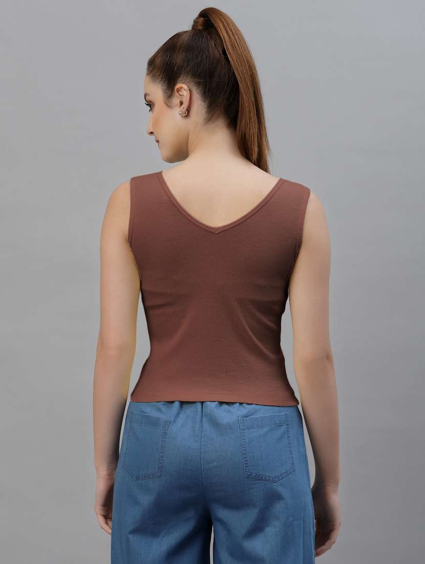 pack of 2 multi colored sleeveless regular top - 20645058 - Standard Image - 3