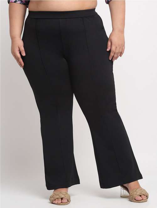 women cotton lycra plus size jegging - 20645081 - Standard Image - 0