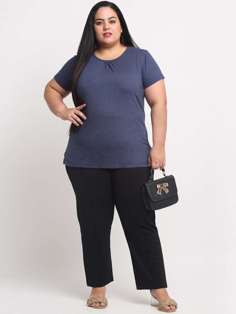 women cotton lycra plus size jegging - 20645082 - Standard Image - 3