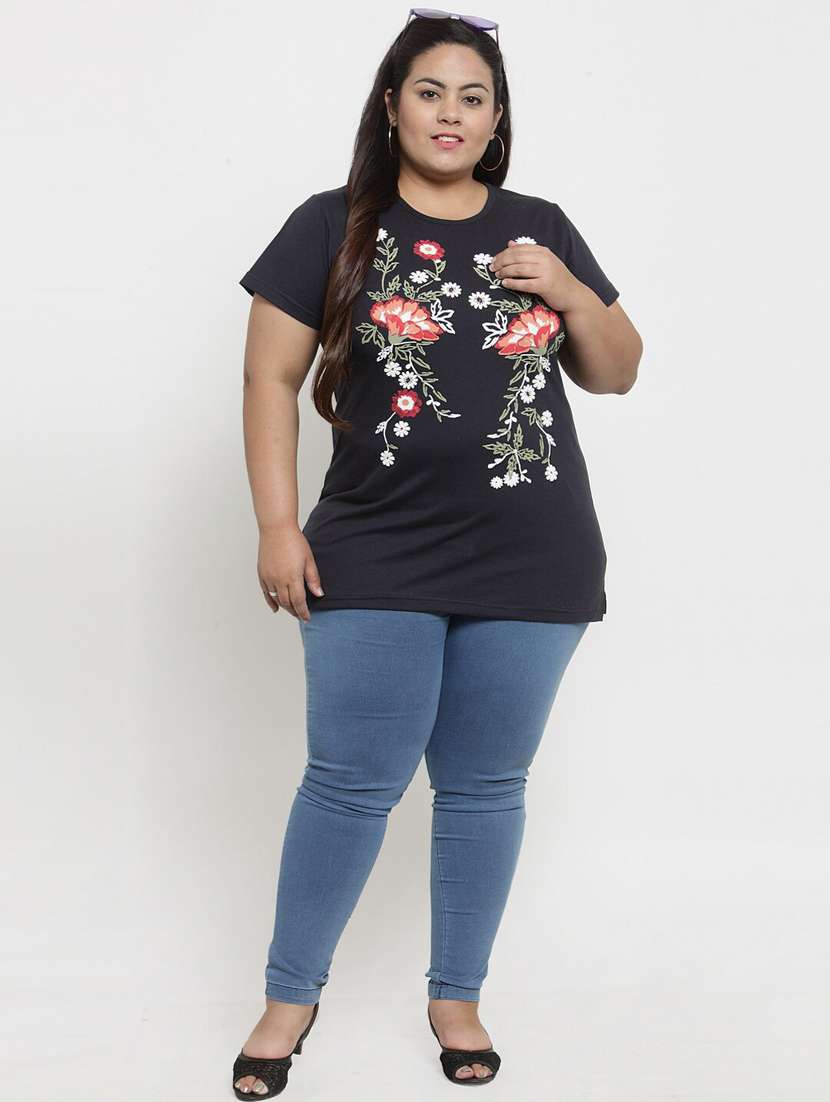 women cotton lycra plus size jegging - 20645083 -  Standard Image - 3