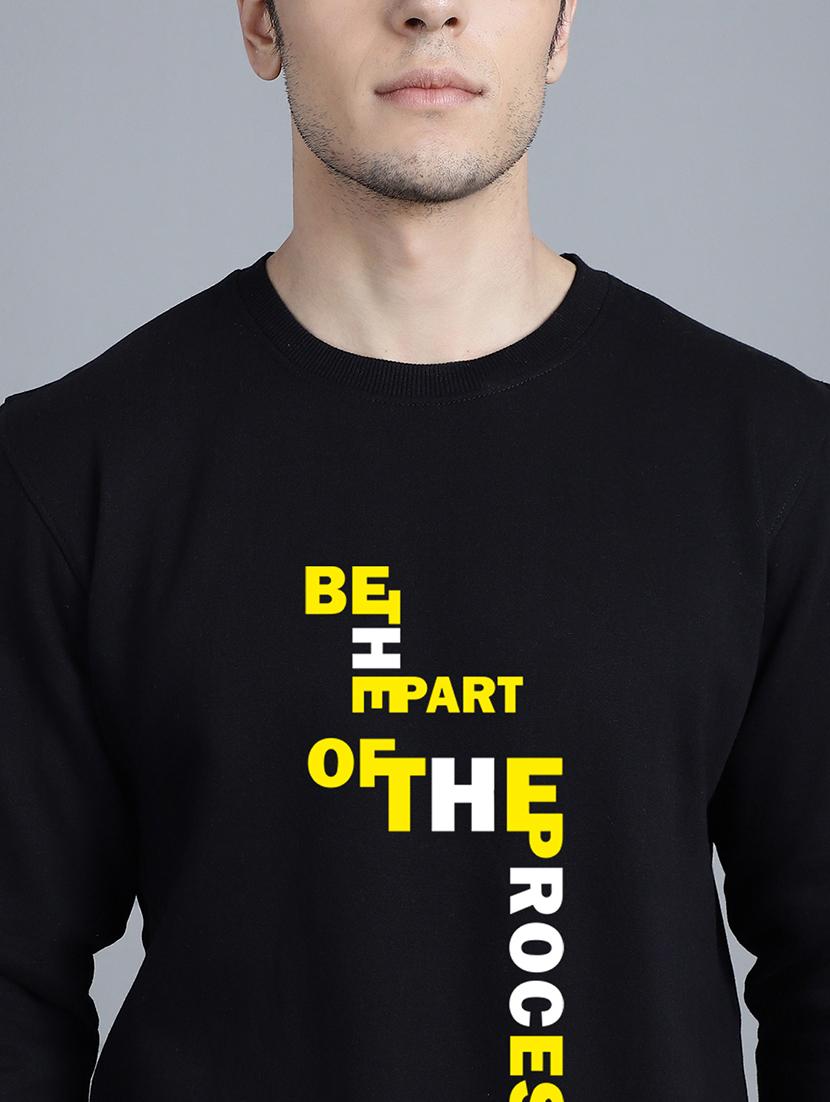 men front print round neck sweatshirt - 20646438 - Standard Image - 5
