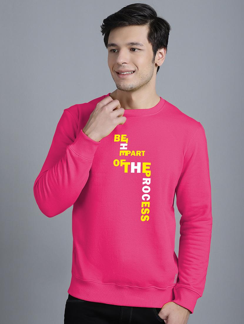 men front print round neck sweatshirt - 20646439 - Standard Image - 3