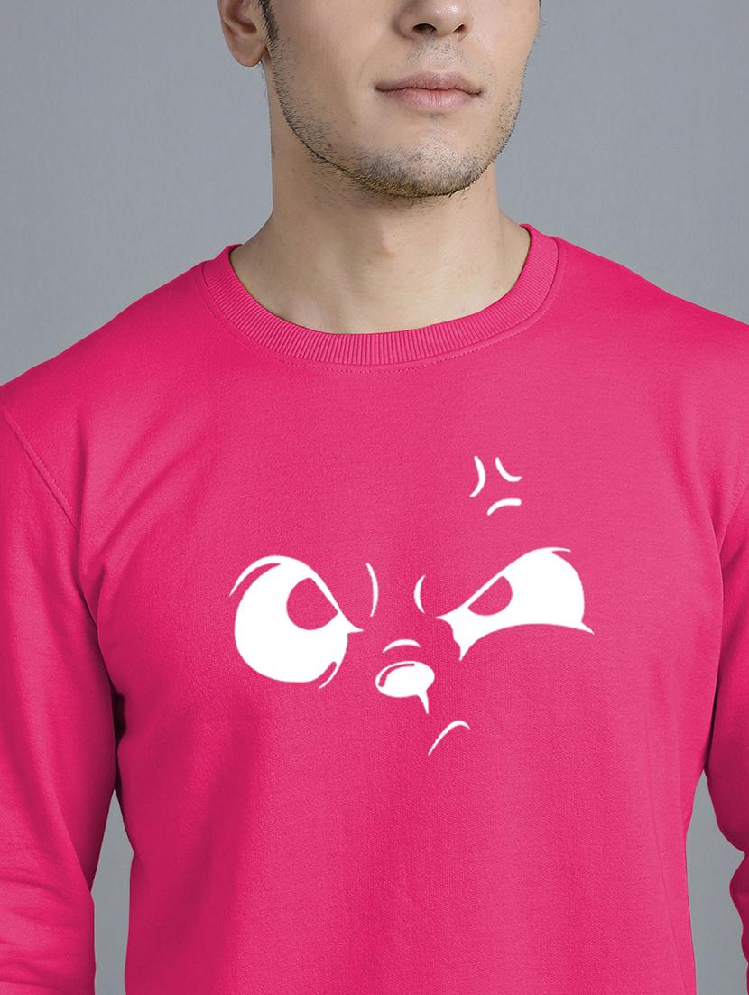 men chest print round neck sweatshirt - 20646453 - Standard Image - 5