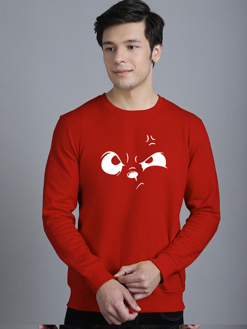men chest print round neck sweatshirt - 20646459 - Zoom Image - 0