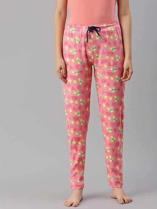 woman printed cotton pajama - 20648582 - Standard Image - 0