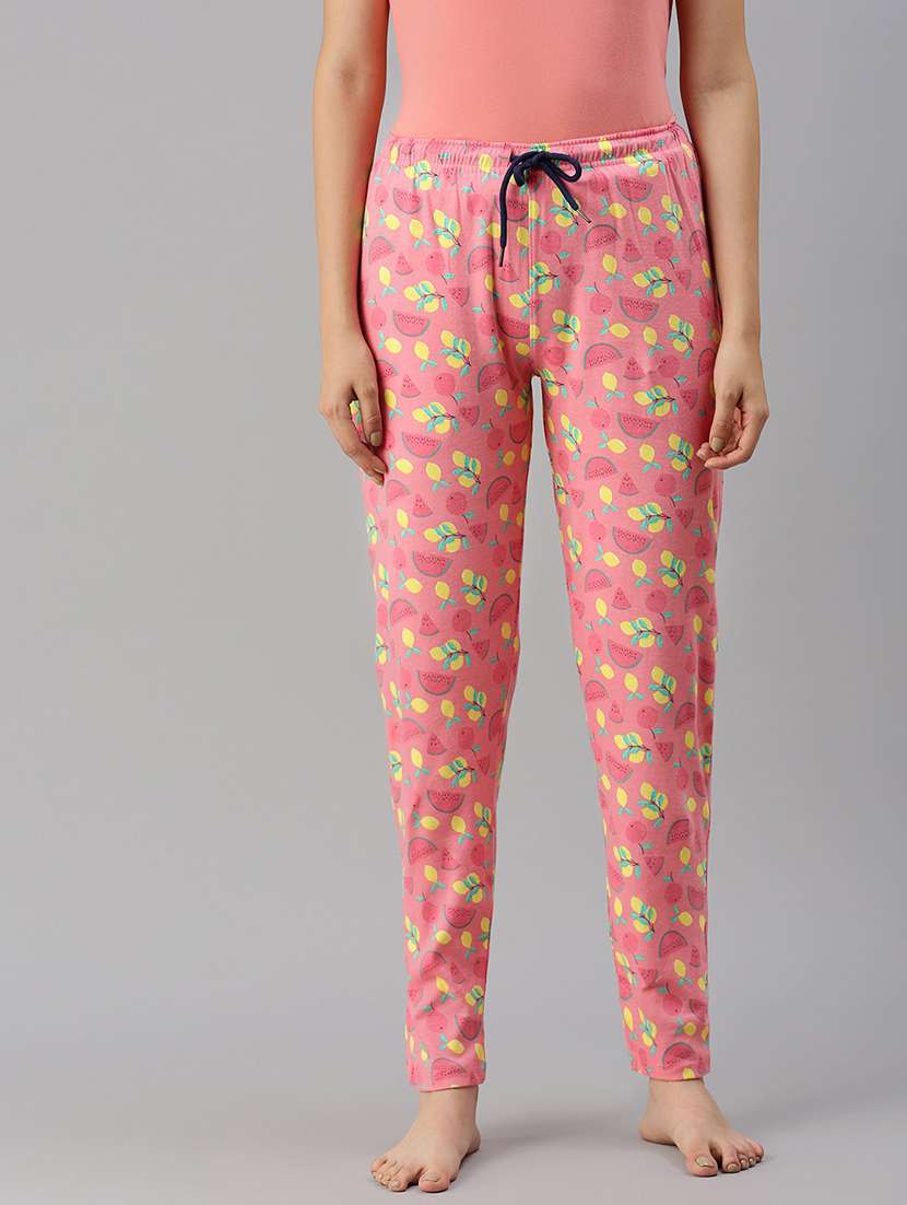 woman printed cotton pajama - 20649025 - Zoom Image - 0