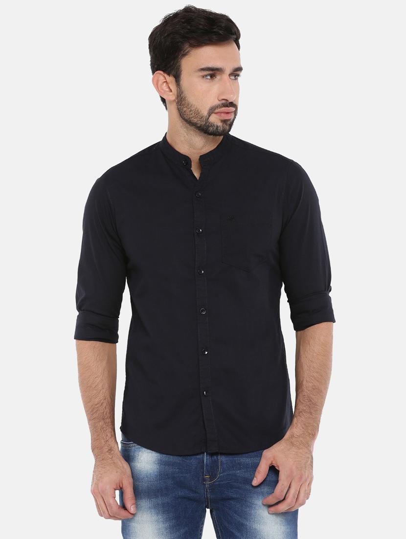 men solid cotton casual shirt - 20649180 -  Zoom Image - 0