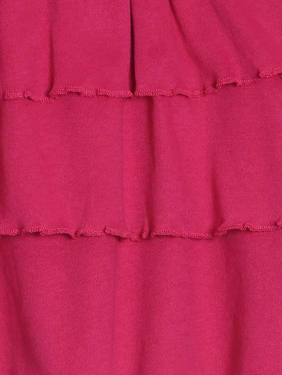 pack of 2 kids multi coloured solid layered skirts - 20649366 - Standard Image - 3