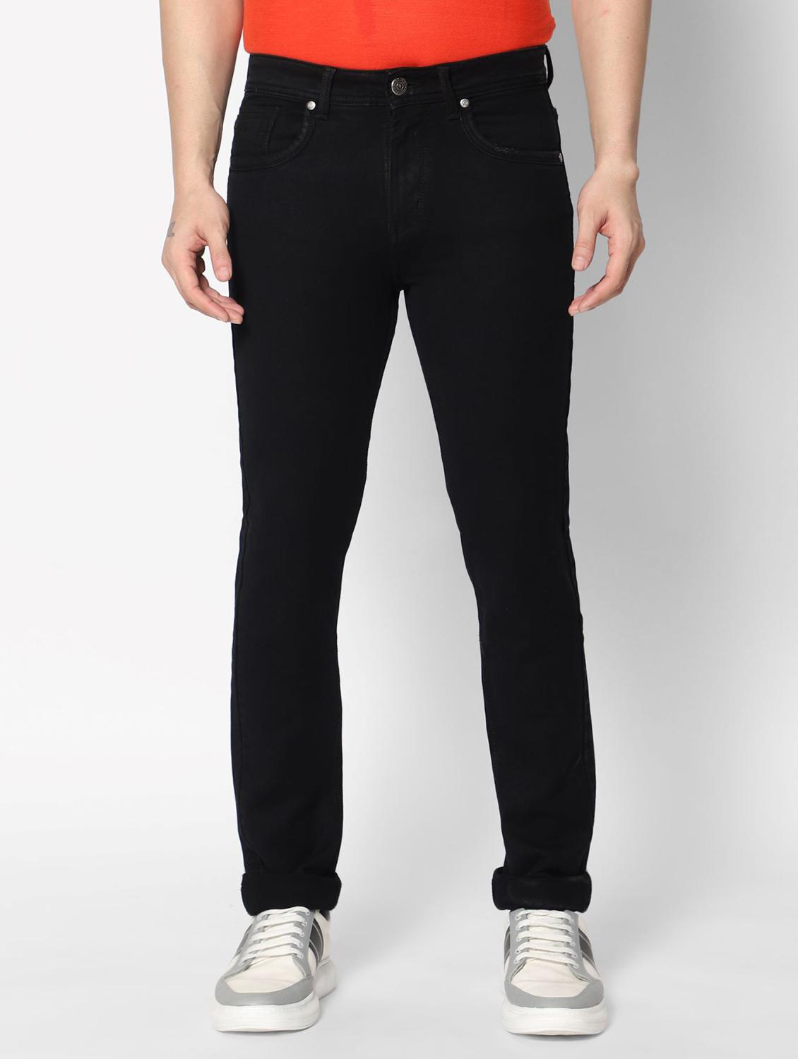 men mid rise plain jeans - 20650210 - Zoom Image - 0