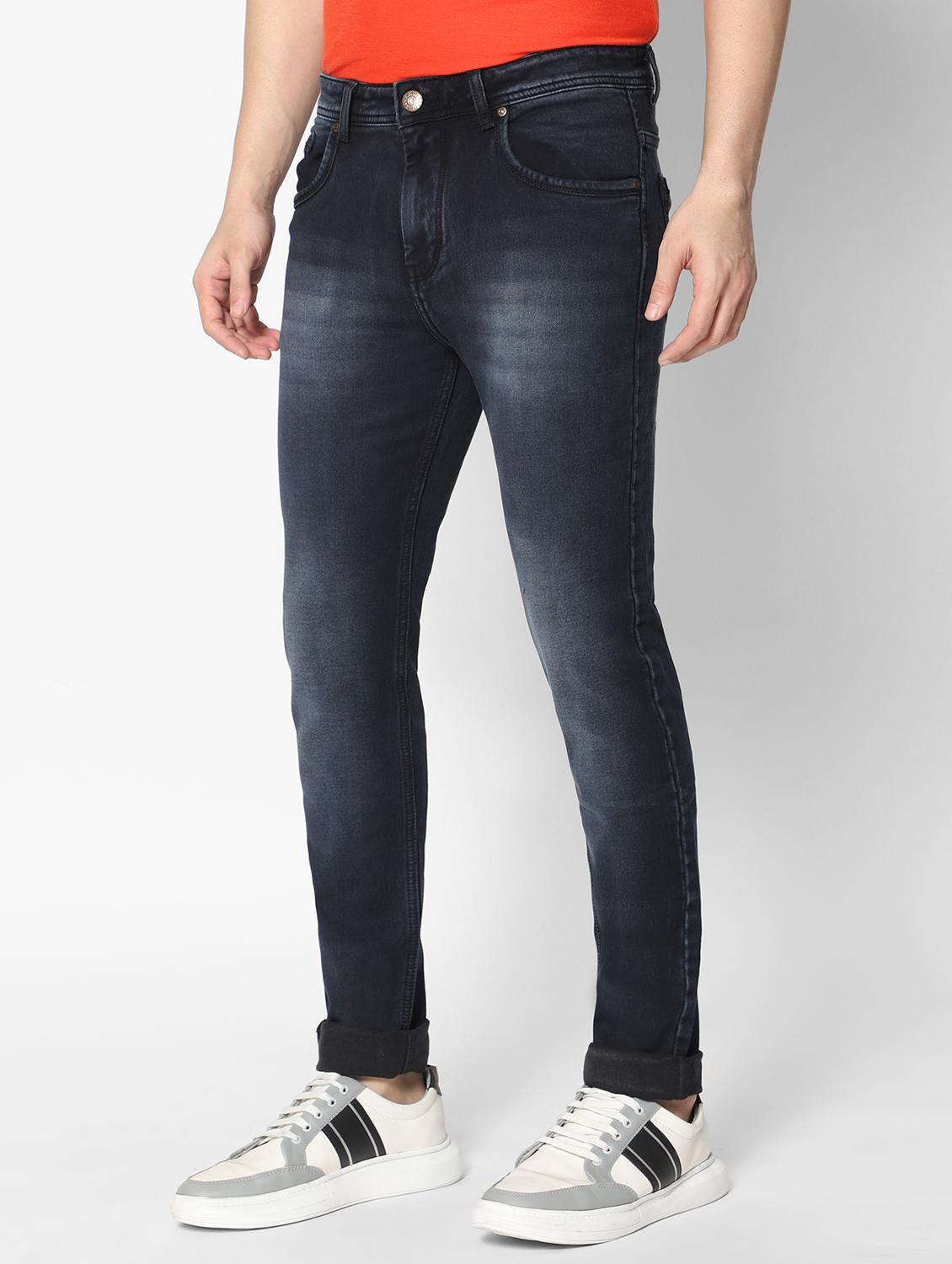 men mid rise denim washed jeans - 20650218 - Zoom Image - 0