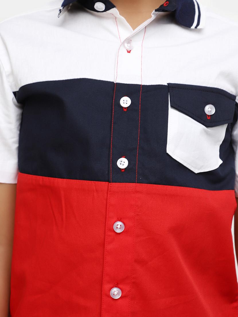 red cotton shirt - 20650900 -  Standard Image - 5