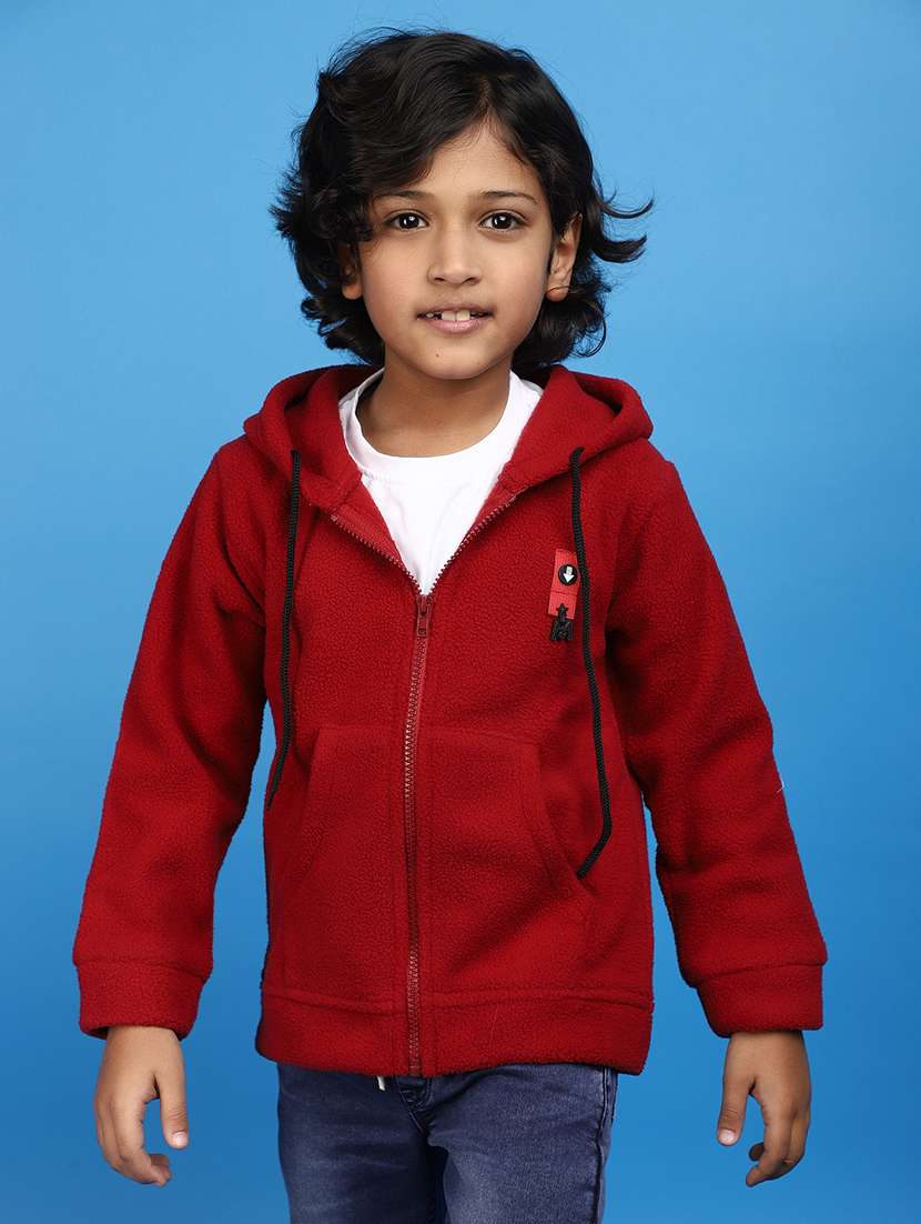 maroon cotton  sweatshirt