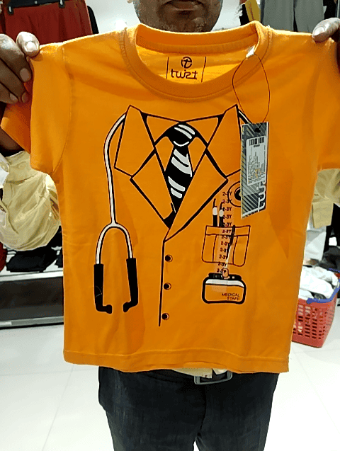 orange cotton single jersey tshirt - 20651674 - Standard Image - 0