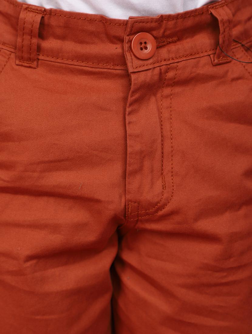 kids mid rise solid shorts - 20653709 - Standard Image - 5