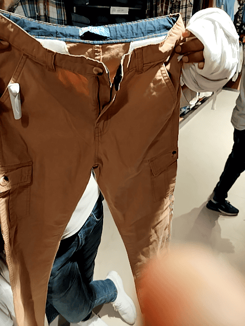 khaki twill trouser - 20654668 -  Standard Image - 0