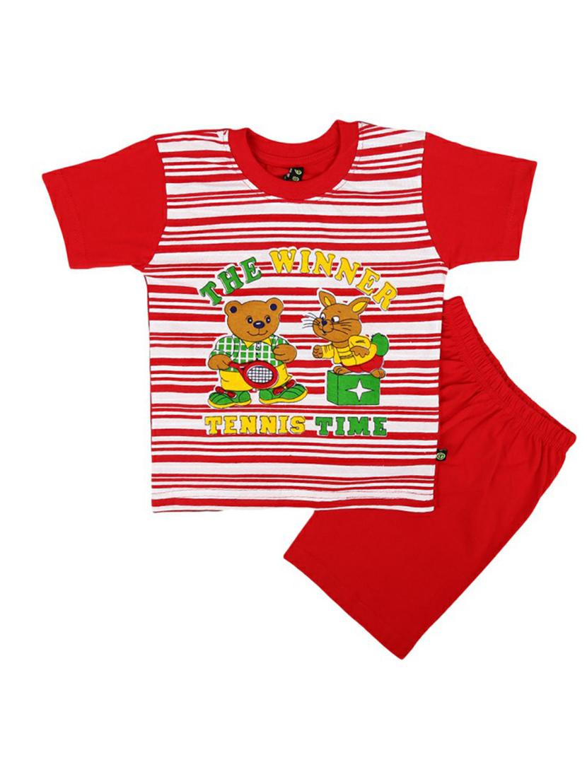 red knitknit twin sets & dungree - 20655041 - Zoom Image - 0