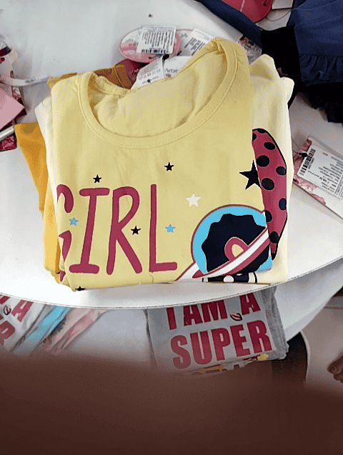 yellow cotton tshirt - 20656677 - Zoom Image - 0