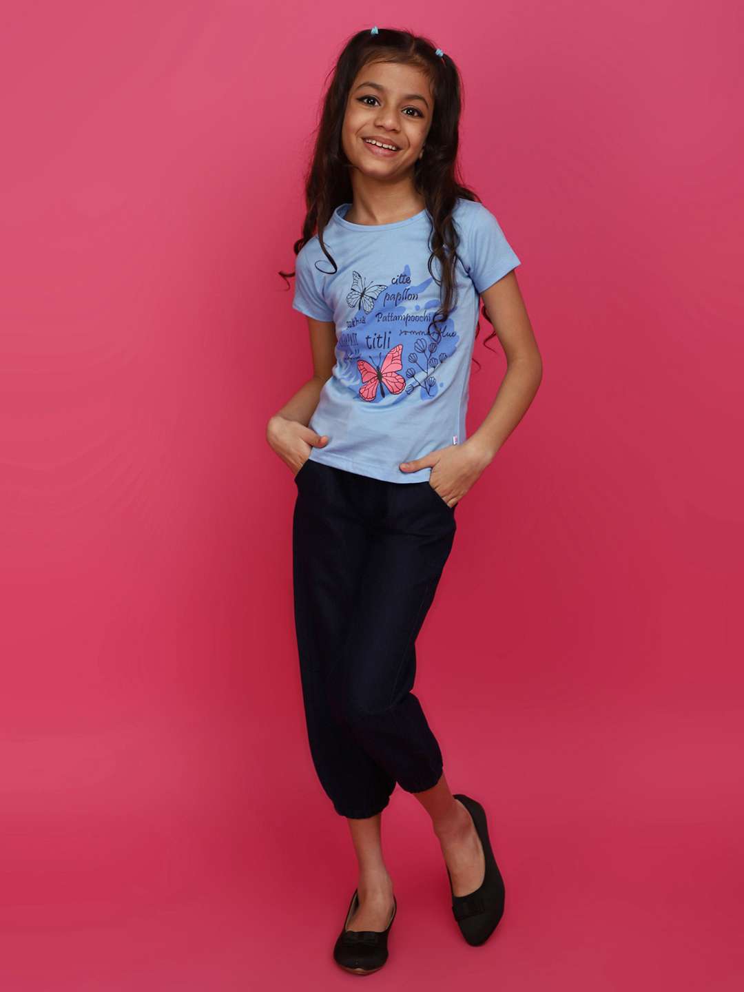 sky blue cotton tshirt - 20656706 -  Standard Image - 5