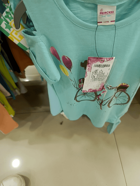 aqua cotton slub tshirt - 20656771 -  Zoom Image - 0