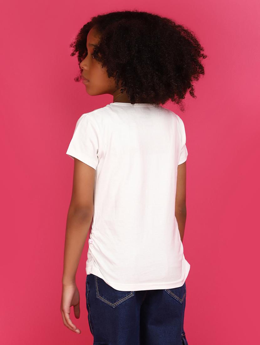 white cotton tee - 20658295 - Standard Image - 3