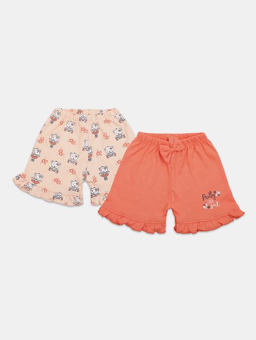 kids pack of 2 printed shorts - 20660134 - Standard Image - 0