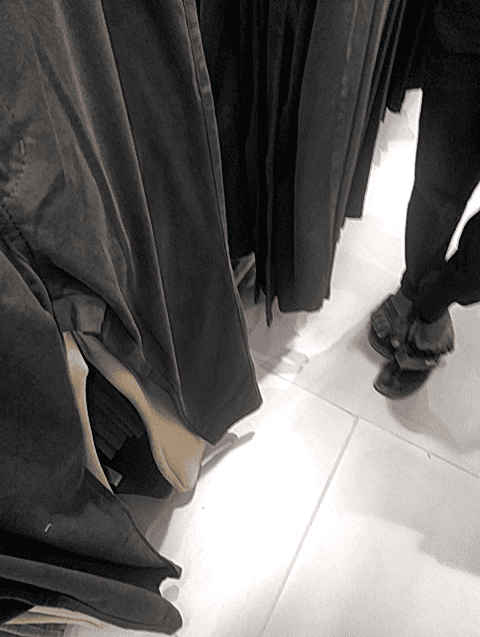 olive satin casual trousers - 20664499 - Zoom Image - 0