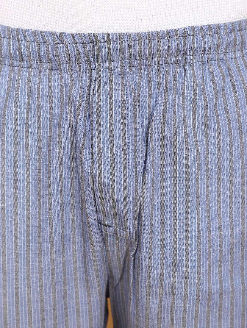 men mid rise striped pyjama - 20666834 -  Standard Image - 5