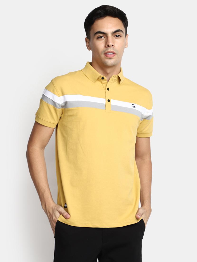 men short sleeve color block regular t-shirt - 20668891 - Zoom Image - 0