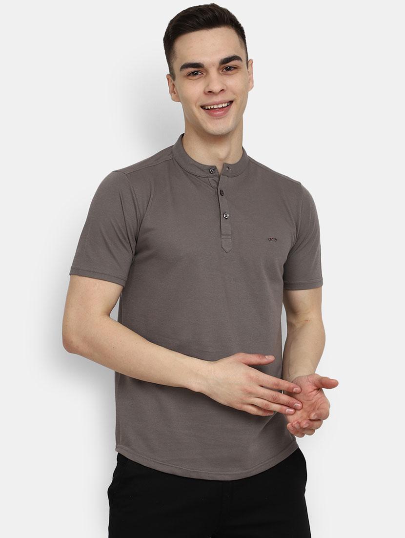 men short sleeve solid regular t-shirt - 20669089 - Zoom Image - 0