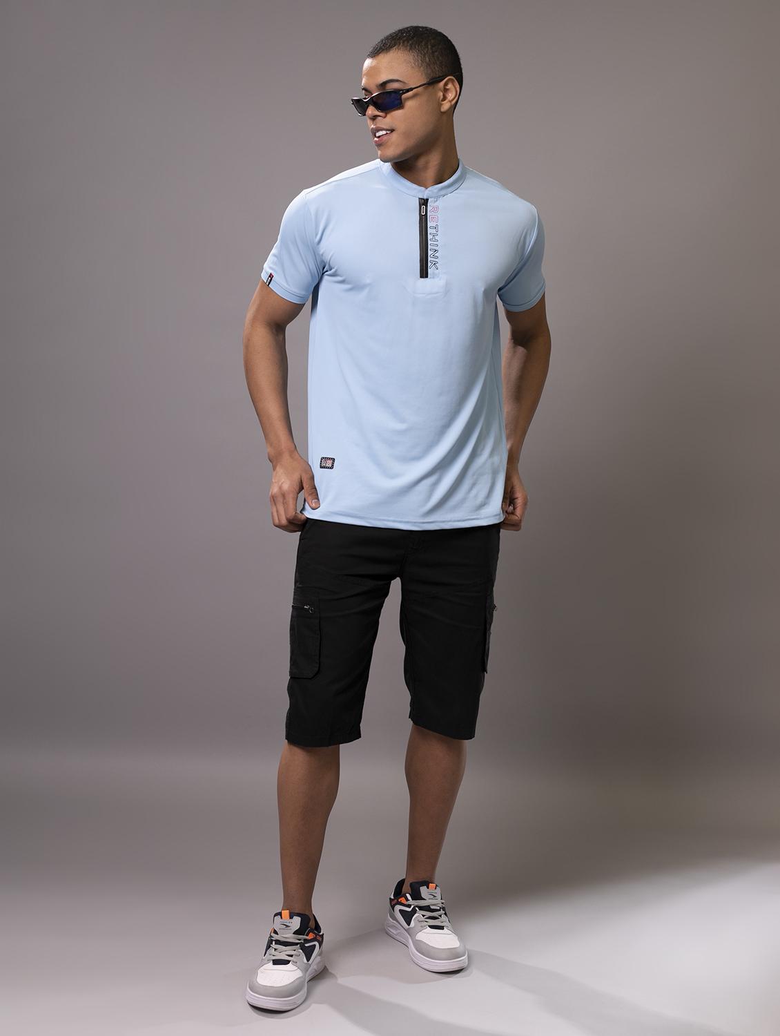 men solid short sleeve t-shirt - 20669127 - Standard Image - 3