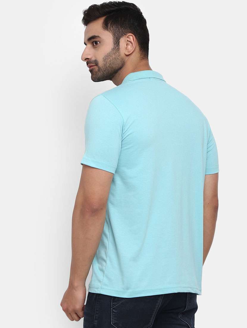 men short sleeve solid regular t-shirt - 20669553 -  Standard Image - 3
